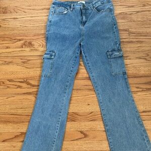 Woman Bleu Rod Beattie Blue Flare & Wide Leg Jeans size 12
